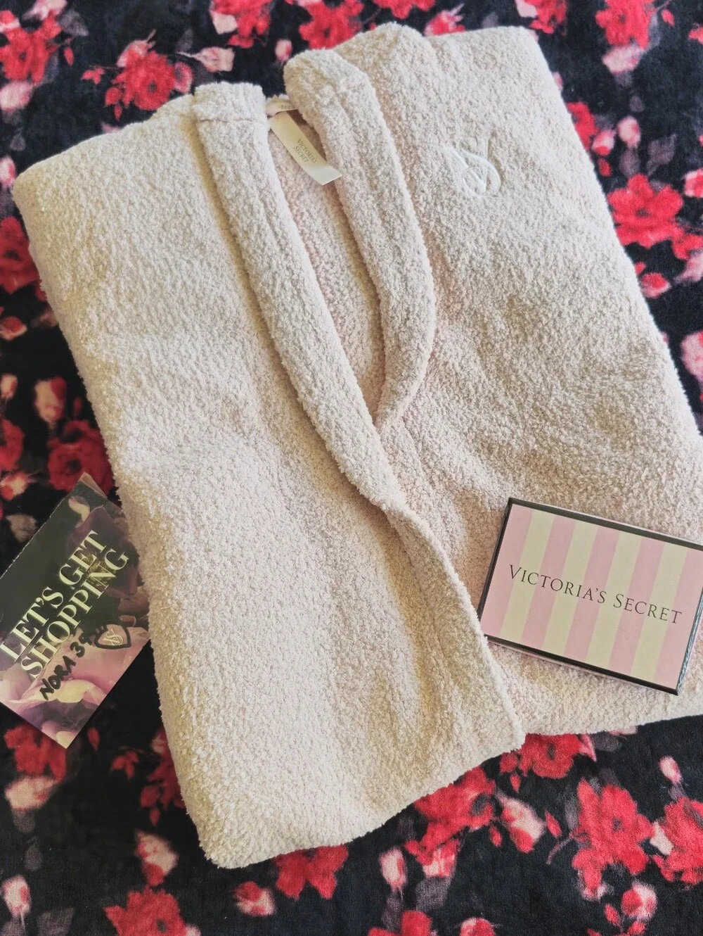Victoria's Secret Chenille Hooded Long Robe Size XL/XXL NWT